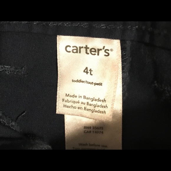 Carters Navy NWT cargo shorts adjustable waist - Picture 4 of 5